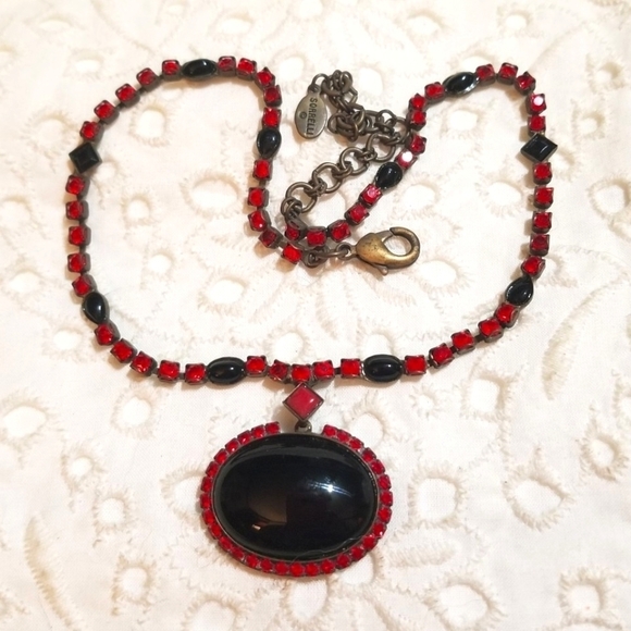Vtg Sorrelli Swarovski Crystal Necklace - Picture 1 of 7